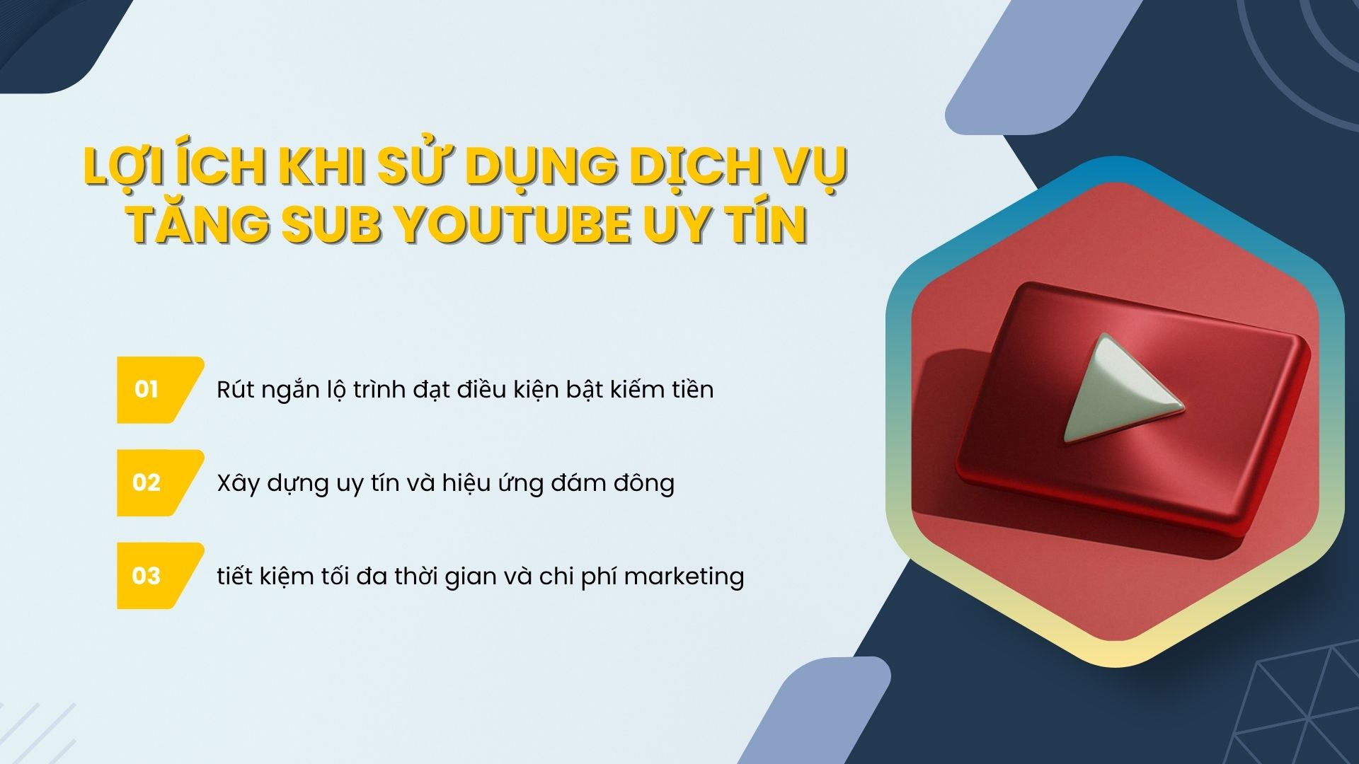 Lợi ích khi sử dụng dịch vụ tăng sub youtube uy tín